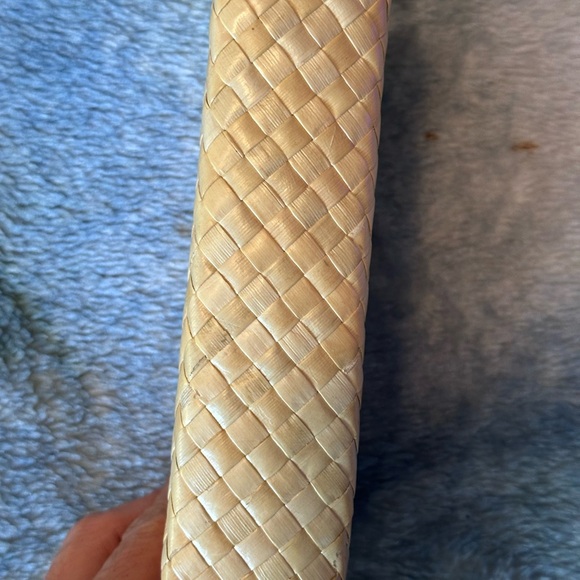 Honu Lauhala Clutch Makeup bag: Pūhala Woven Hawaiian Sea Turtle - Picture 5 of 12